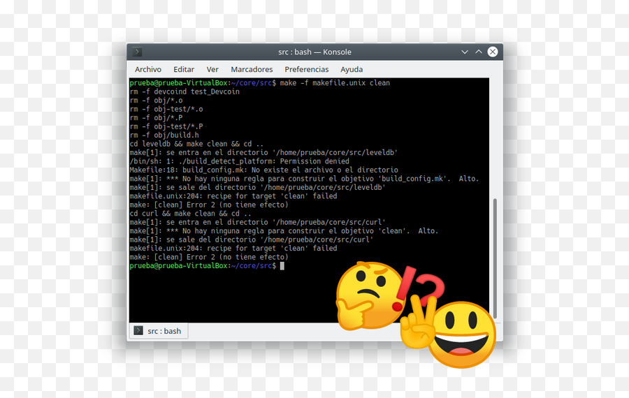 How To Compile Your Very Own Devcoin Wallet In Ubuntu 1804 - Smiley Emoji,Yay Emoticon