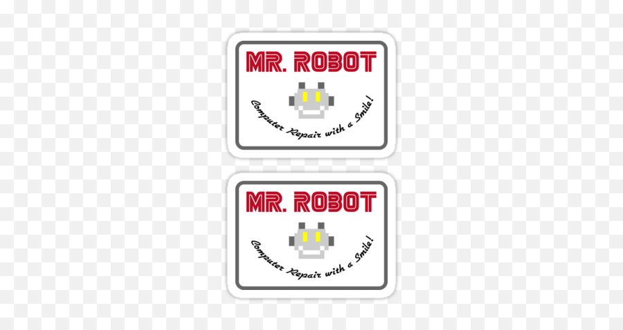Mr - Carmine Emoji,Mr Robot Emoji