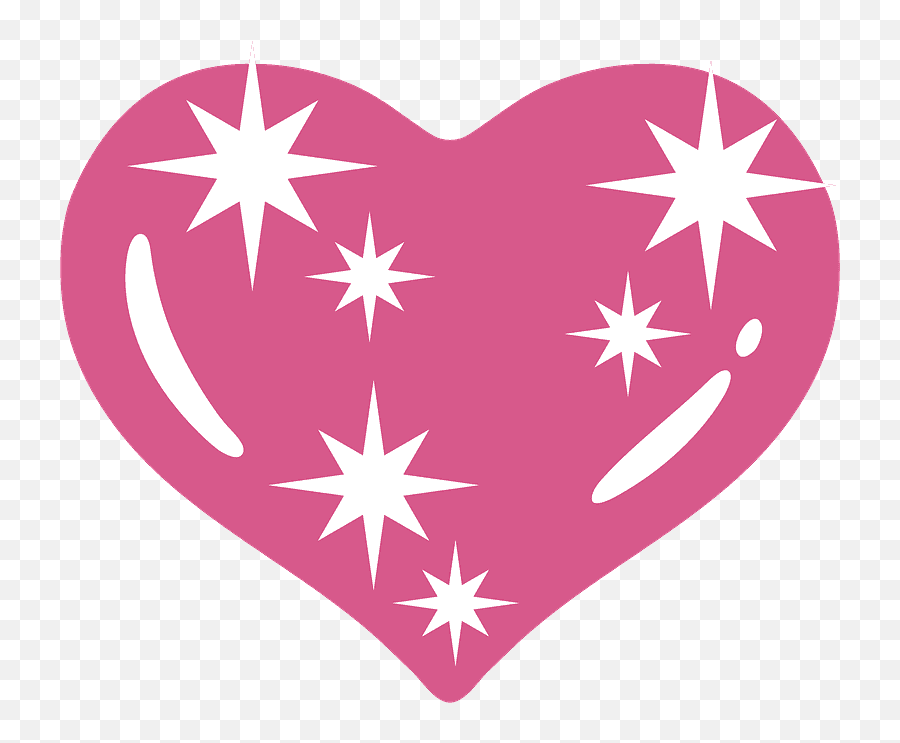 Sparkling Heart Emoji Clipart Free Download Transparent - Sparkling Heart Animated Emoji,Heart Emoji Png