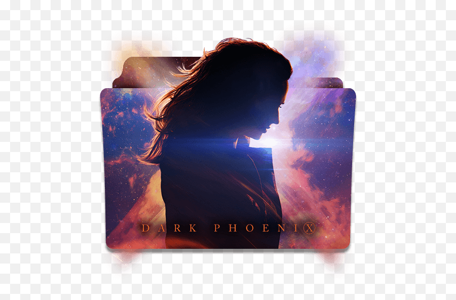 Dark Phoenix Folder Icon - Designbust X Men Dark Phoenix Emoji,Phoenix Emoji
