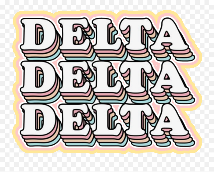 Delta Sticker - Dot Emoji,Delta Emoji
