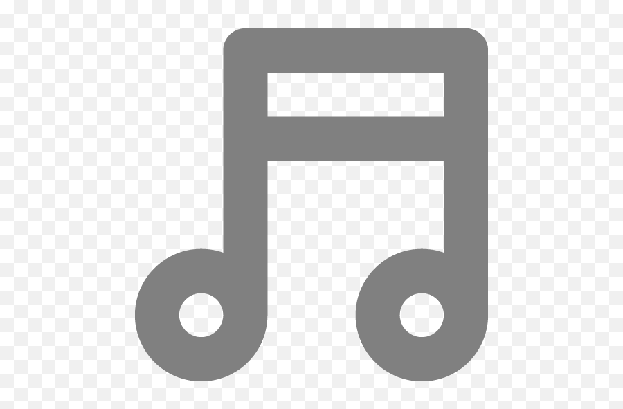 Gray Music Note Icon - Free Gray Music Note Icons Music Note Icon Color Png Emoji,Music Emoticon For Facebook