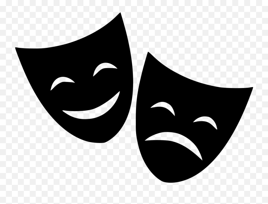 Cinema Clipart Drama Greek Mask Cinema Drama Greek Mask - Theatre Masks Transparent Background Emoji,Theatre Emoji