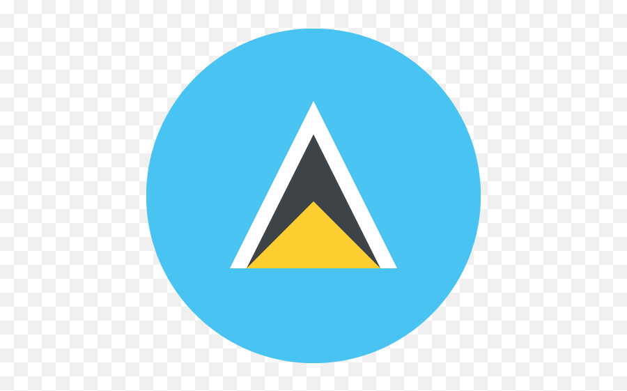 Flag Of Saint Lucia Emoji For Facebook - Flag Of Saint Lucia,Saint Emoji