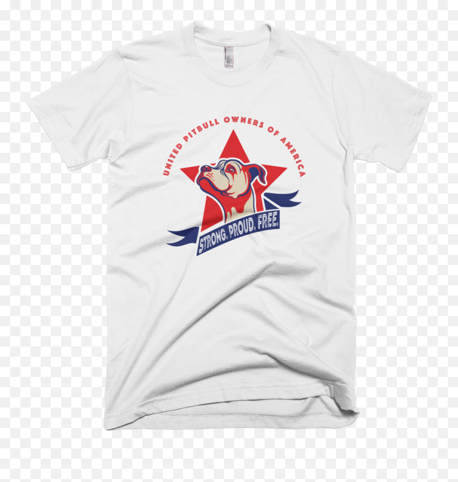 Pitbull Owners Of America White - Don T Panic Organic T Shirt Emoji,Pitbull Emoji