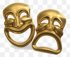 Theatre Masks Comedy Tragedy - Mask Acting Png Emoji,Comedy Tragedy Emoji