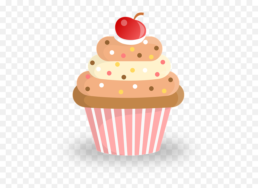 Cupcake Cake Pastry - Happy Diaversary Emoji,Emoji Birthday Cupcakes