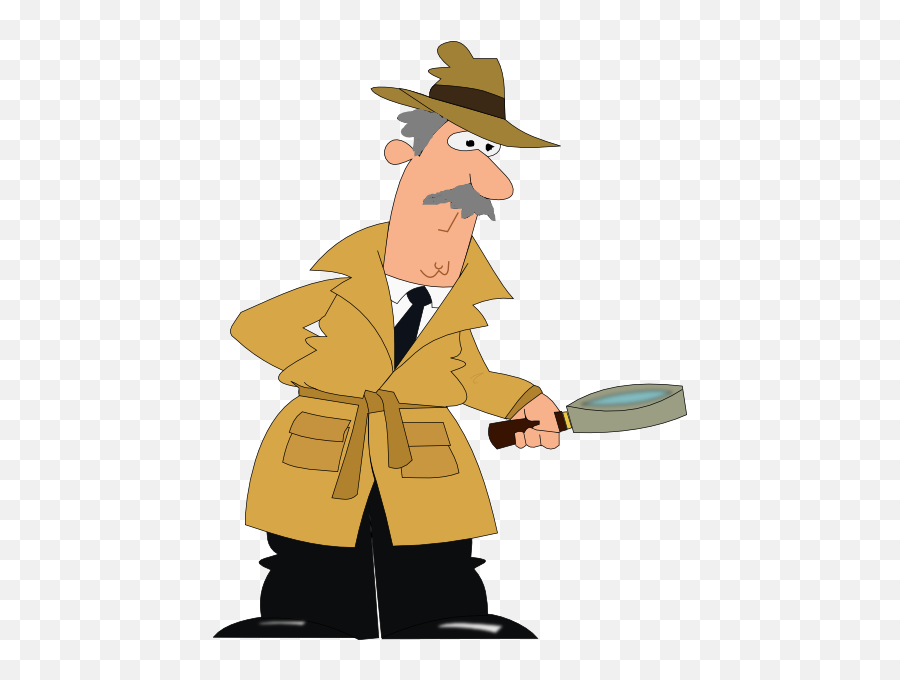 Private Detective Clipart - Inspector Clip Art Emoji,Investigator Emoji
