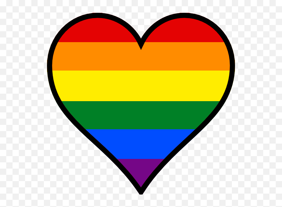 Heart Gay Pride - Gay Heart Png Emoji,Gay Pride Emoji