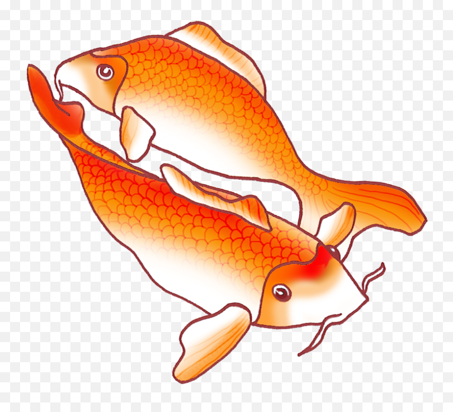 Download Svg Library Download Red Fish - Koi Fish Orange Drawing Emoji,Red Fish Emoji