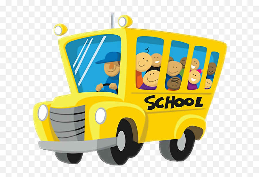 Bus School Schoolbus Backtoschool - School Bus Clip Art Emoji,School Bus Emoji
