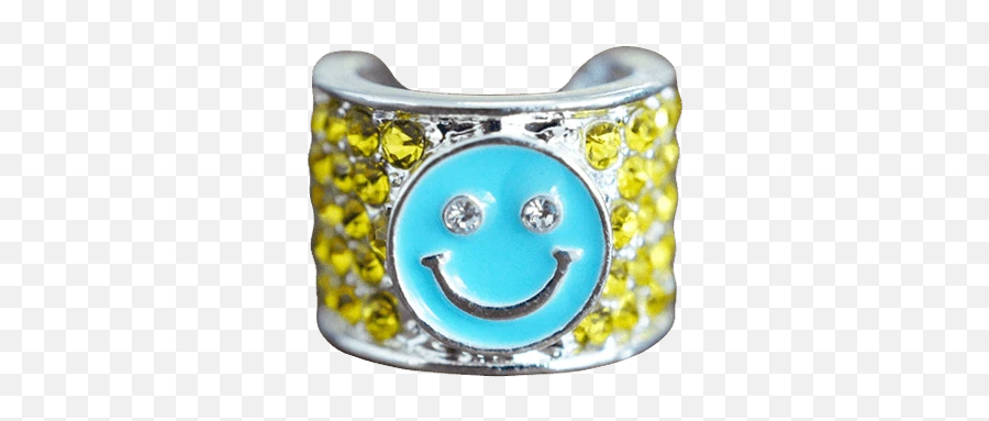 Smiley Face Stethoscope Charm - Smiley Emoji,Metal Emoticon