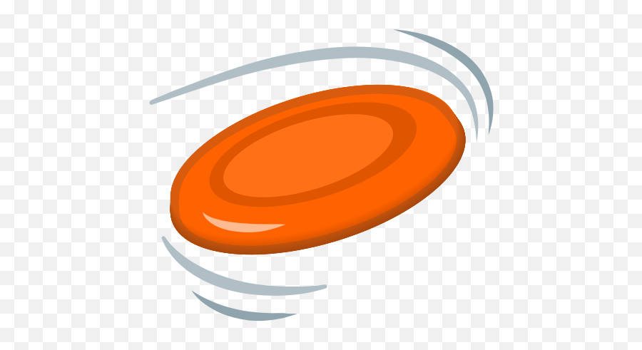 Flying Disc Emoji - Color Gradient,Frisbee Emoji