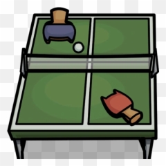 Monster Ping Pong Table - Cartoon Emoji