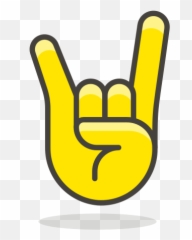 Sign of the horns Free Icon 780 Vector Emoji - Language