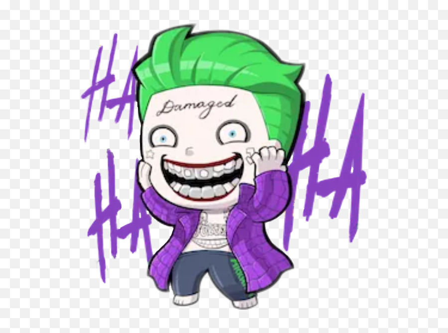 Joker Jokersmile Jokerbrother Hahaha Kelate Malaysianbo - Joker Suicide Squad Cartoon Emoji,Squad Emoji