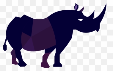 Bull Rhino - Cartoon Emoji,Rhino Emoji