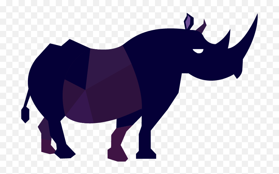Bull Rhino - Cartoon Emoji,Rhino Emoji