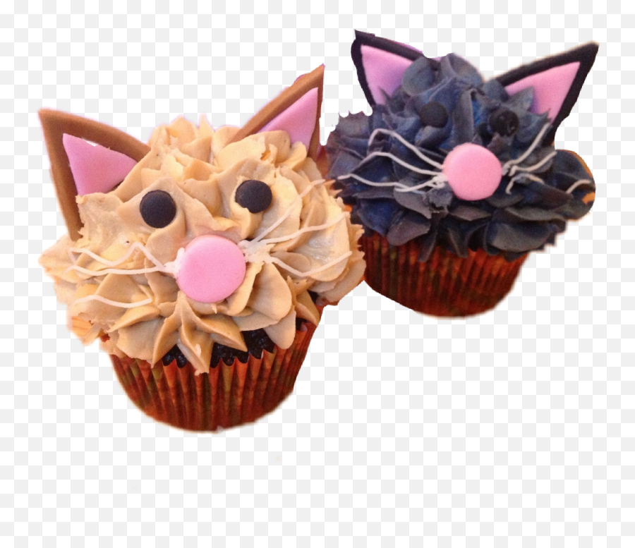 Cat Cupcakes - Cupcake Emoji,Emoji Cupcakes