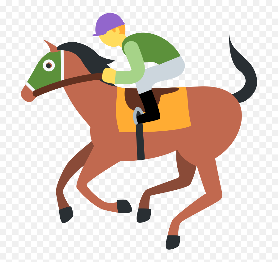 Twemoji12 1f3c7 - Horse Emoji,Sport Emoji