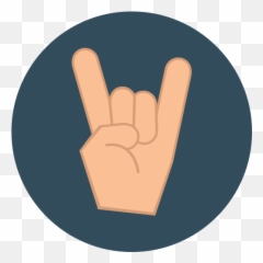 Gesture Icon Images - Heavy Metal Emoji