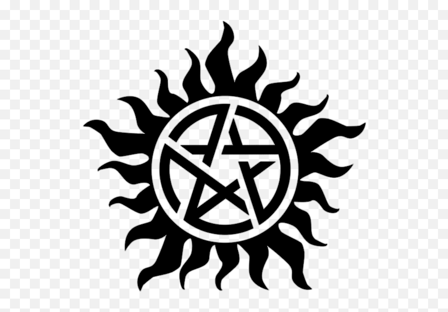 Supernatural Antipossession Sticker - Anti Possession Symbol Png Emoji,Supernatural Emoji