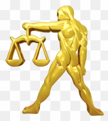 Libra Zodiac Sign Gold Color - Golden Emoji