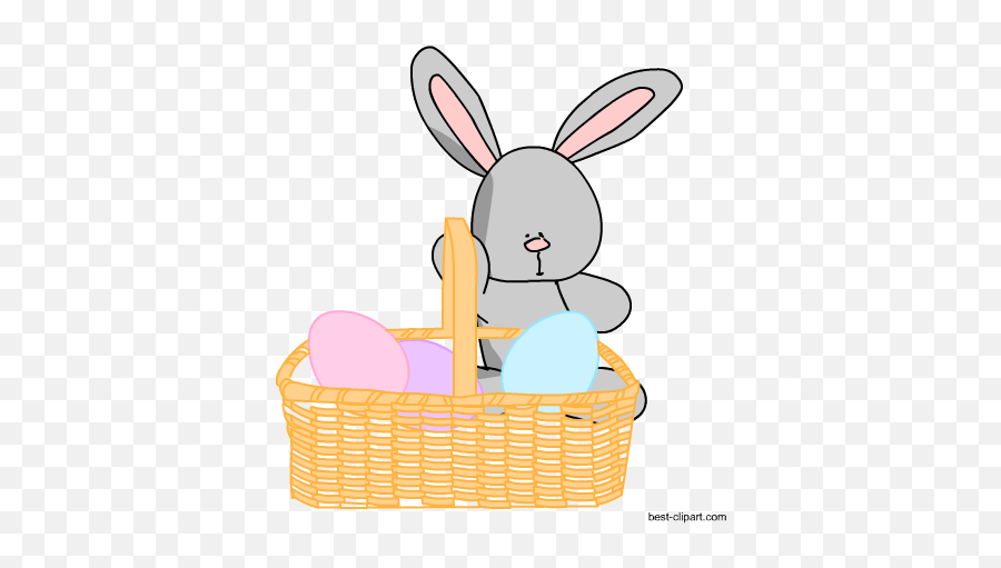 Free Easter Clip Art Easter Bunny - Clip Art Emoji,Easter Basket Emoji