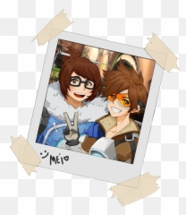 Overwatch Mei Tracer Game Photo Pretty - Tracer Emoji,Overwatch Logo Emoji