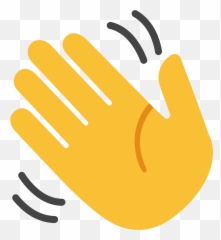 Hand Clip Goodbye Picture - Wave Emoji Svg