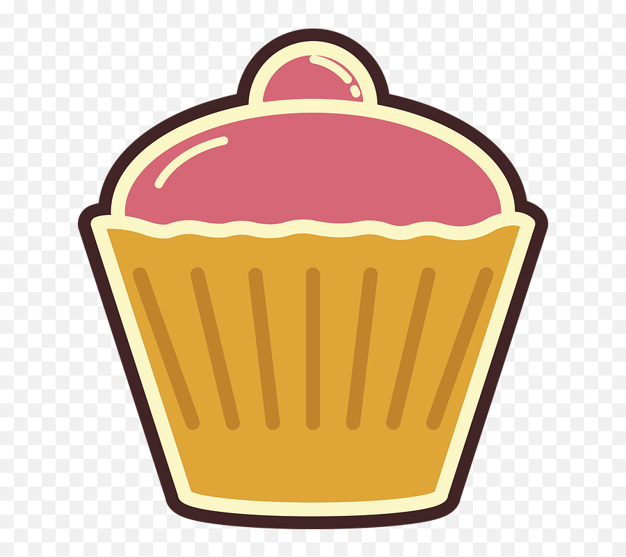 Cupcake Pink Bakery - Clip Art Emoji,Emoji Birthday Cupcakes
