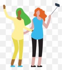 30 Most Popular Selfie Spots In America - Illustration Emoji