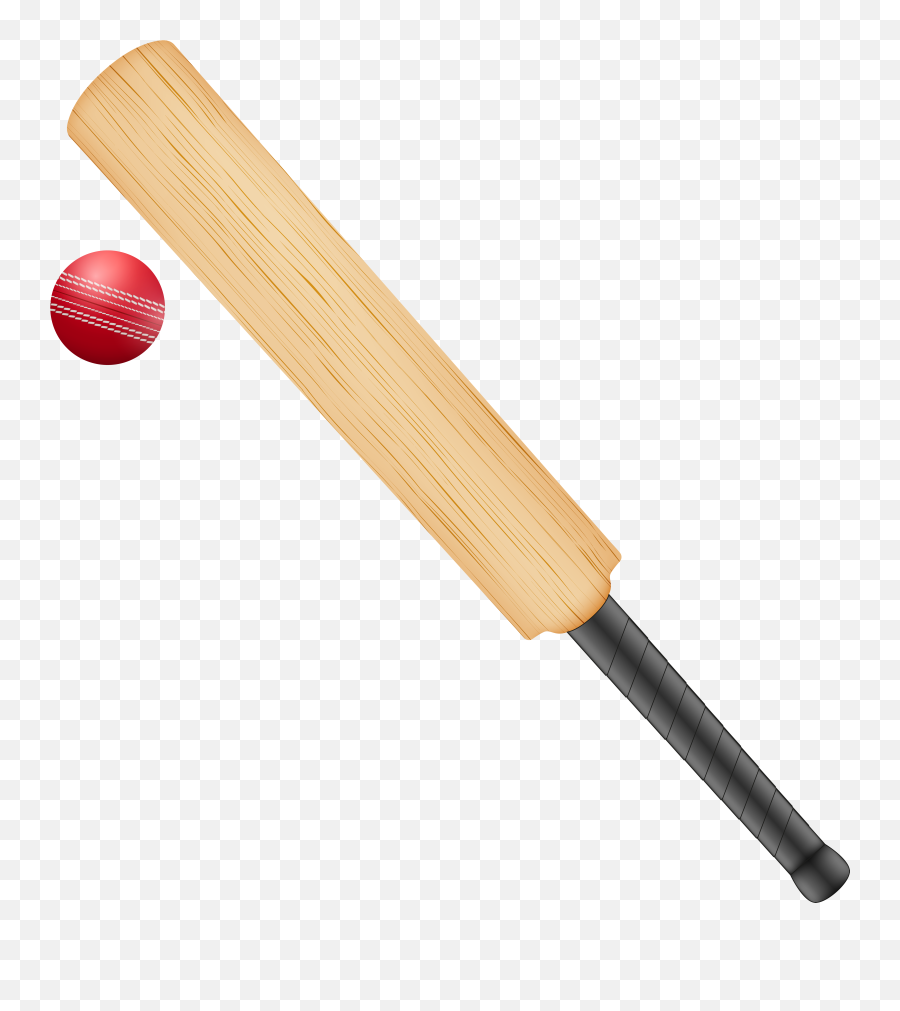 Cricket Sport Clipart Png - Transparent Background Cricket Bat Png Emoji,Cricket Emoji