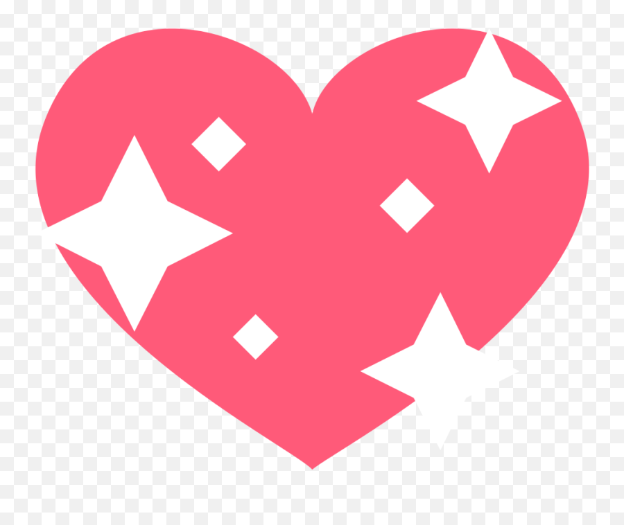 Emojione 1f496 - Pink Heart Emoji Sparkles,Sparkle Emoji