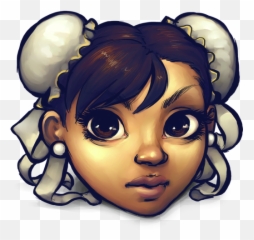 Street Fighter Chun Li Icon - Iv Face Emoji