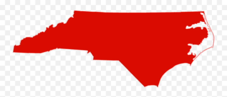 Transparent North Carolina Silhouette - North Carolina State Map Vector Emoji,North Carolina Emoji