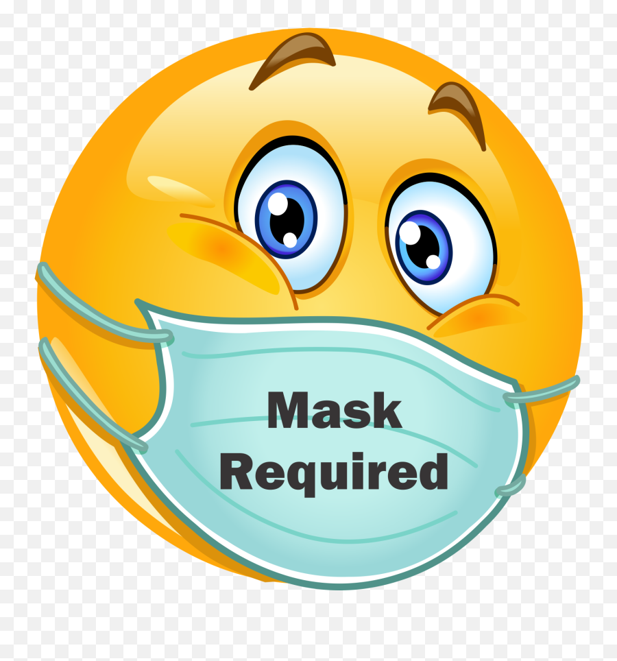 Happy Face Coronavirus Face Mask Sticker - Male Unisex Face Mask Clipart Emoji,Male Emoticon