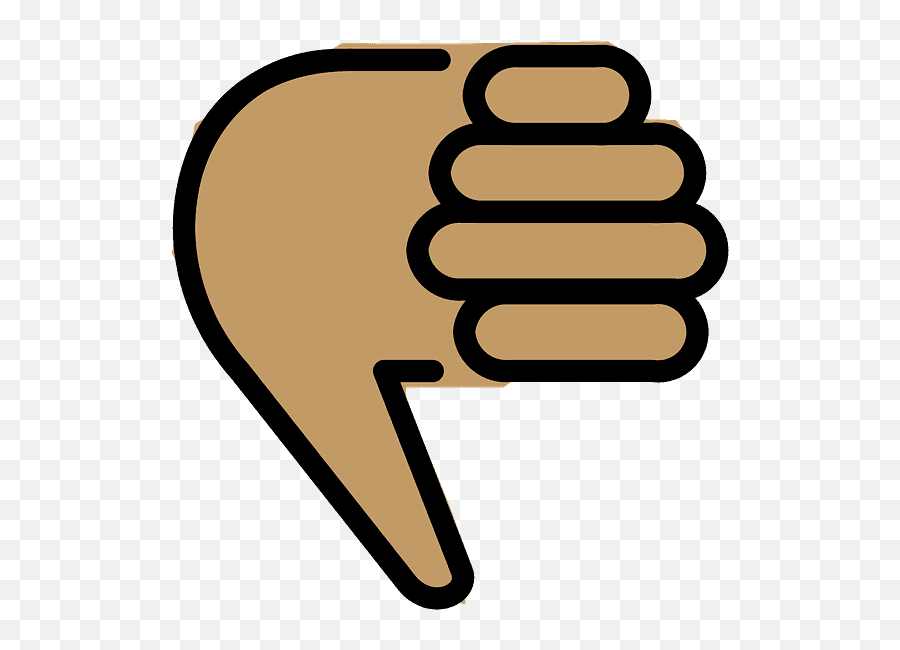 Thumbs Down Emoji Clipart - Simbolo Dedo Abajo Emoji,Thumb Down Emoji