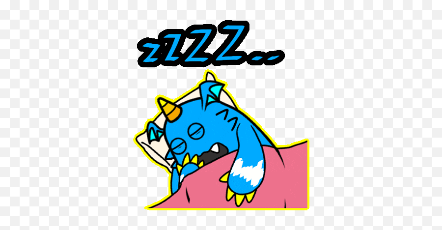 Blue Monster Sticker - Blue Monster Zzz Discover U0026 Share Gifs Language Emoji,Where Is The Zzz Emoji