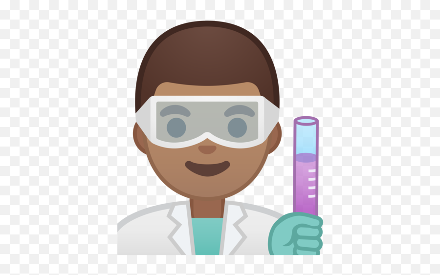 U200d Man Scientist Medium Skin Tone Emoji - Science Emoji,Trophy And Cake Emoji