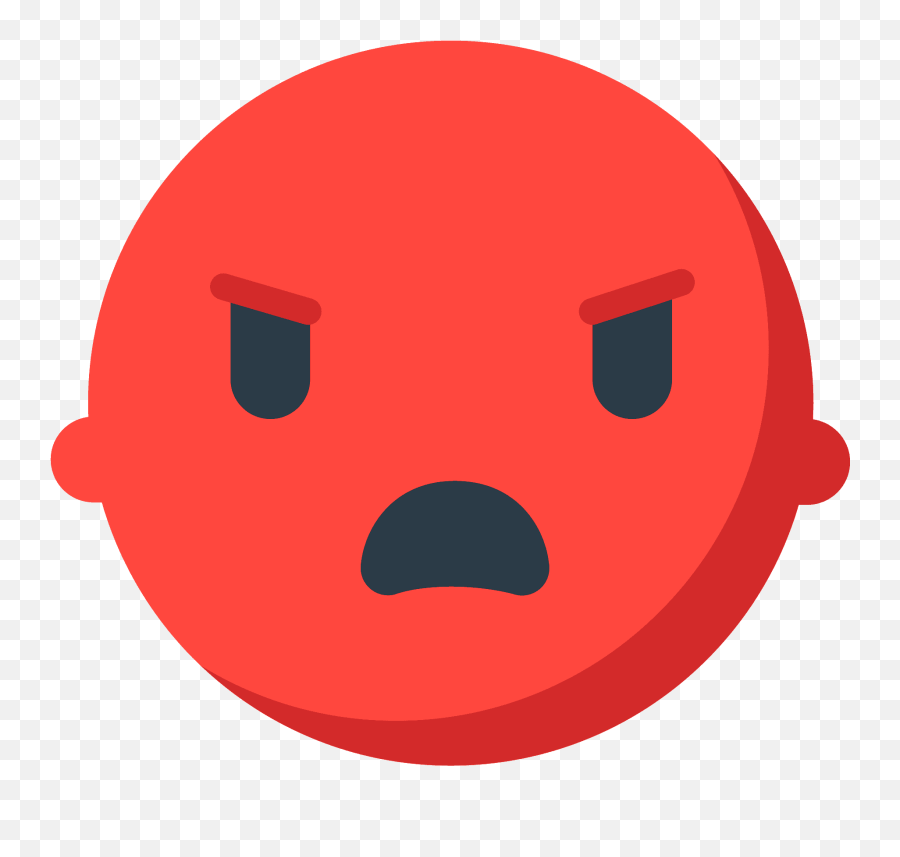 Angry Face Emoji Clipart Free Download Transparent Png - Imagen De 512 X 512 Pixeles,Negative Emoji