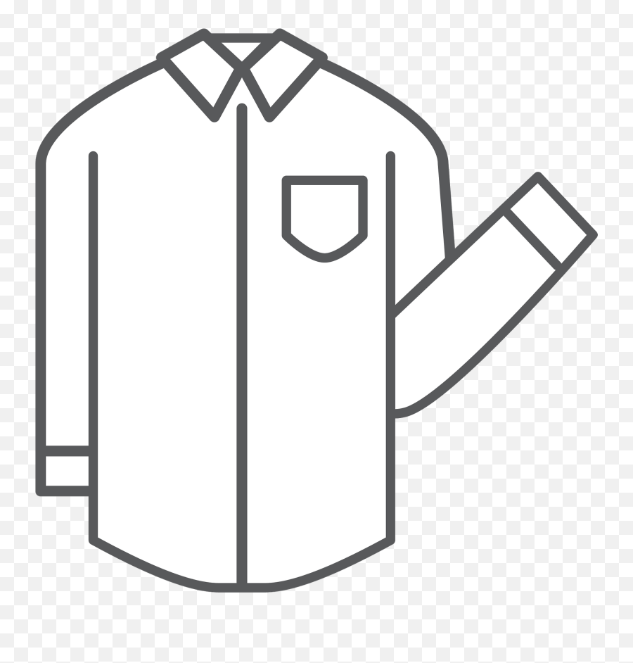 Dress Shirt Clothing Clipart - Png Download Full Size Short Sleeve Emoji,Coat Hanger Emoji