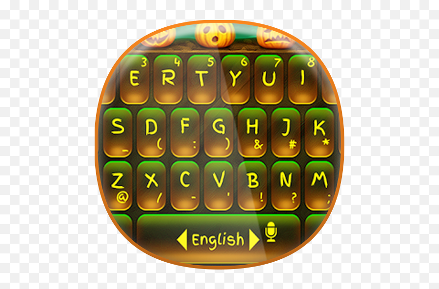 Emoji Pumpkin Hd Keyboard 1 - Dot,Where Is The Pumpkin Emoji On The Keyboard