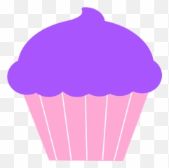 Free Confectionery Candy Vectors - Purple Cupcake Clipart Emoji,Yummy Emoticon