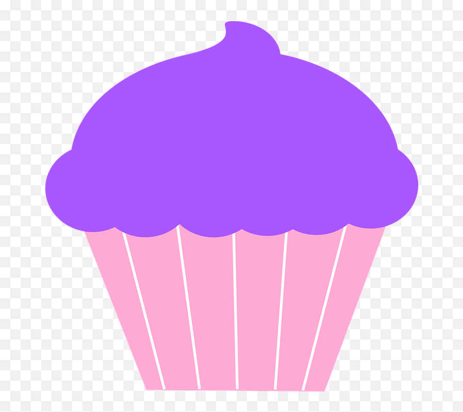 Free Confectionery Candy Vectors - Purple Cupcake Clipart Emoji,Yummy Emoticon