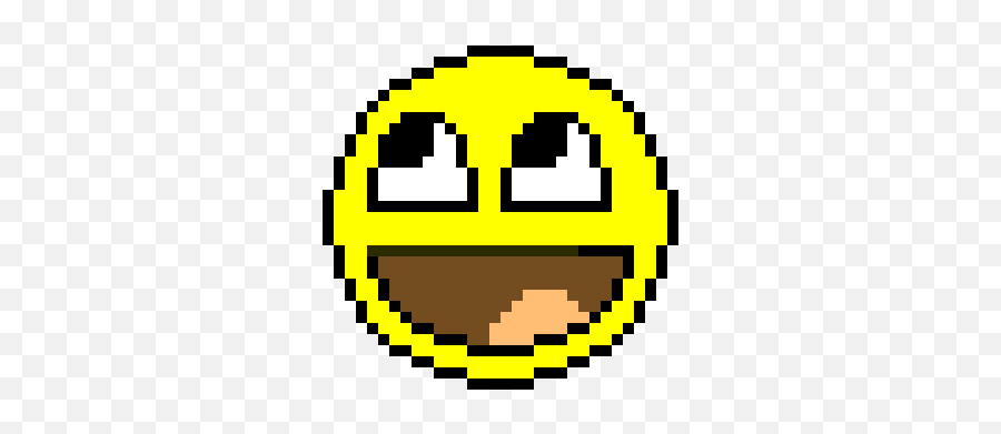 Derp Face - Derp Face Pixel Art Emoji,Derp Emoticon