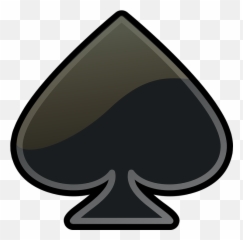 Spade Poker Ace - Spade Symbol Emoji,Ace Of Spades Emoji