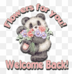 Flowers For You Welcome Back - Glad Re Emoji