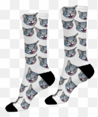 Unicorn Emoji Face Socks - Sock,Cat Boot Emoji