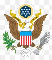Seal Usa Eagle - Clip Art American Emoji
